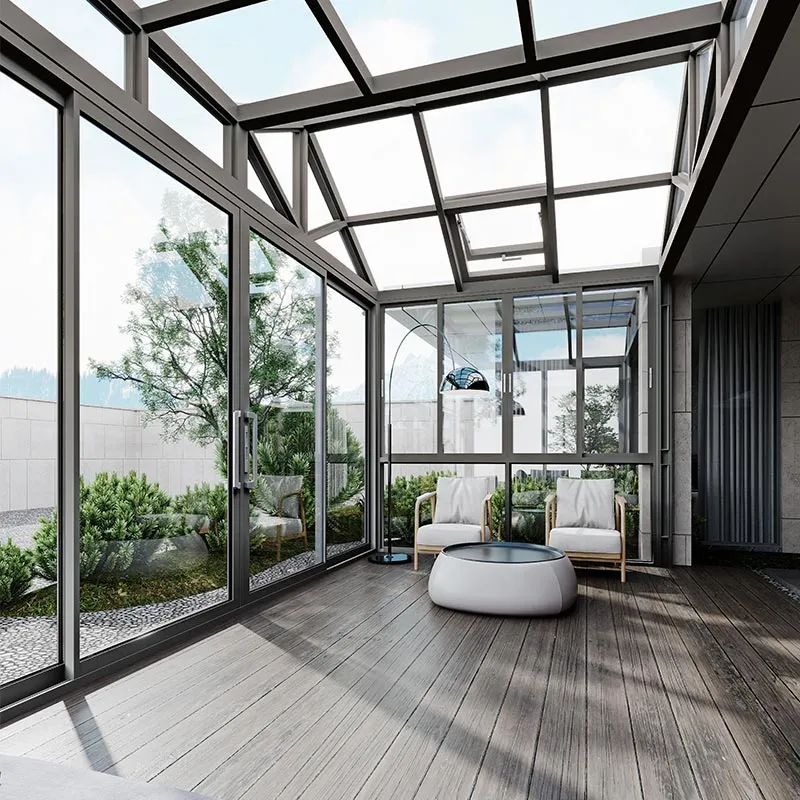 Quid est differentia inter intelligentes sunroom et traditional sunroom?